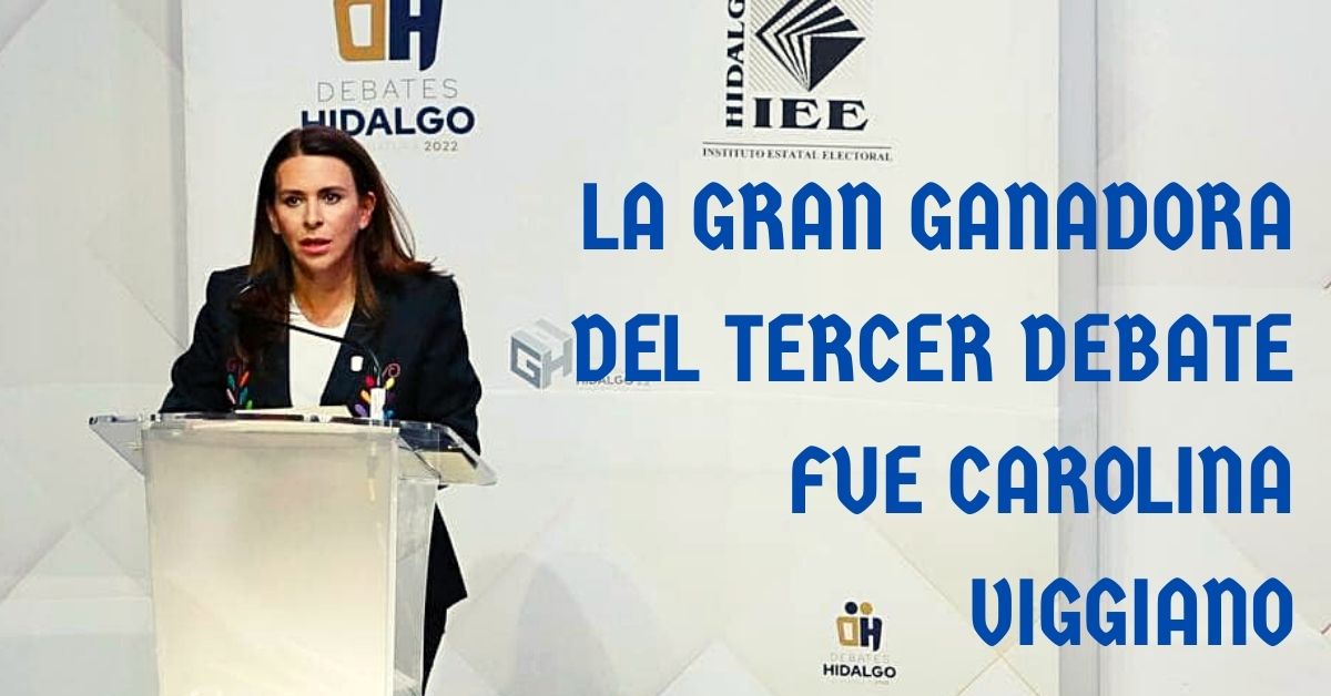 La gran ganadora del tercer debate fue Carolina Viggiano y el gran perdedor por default es Julio Menchaca: Marko Cortés